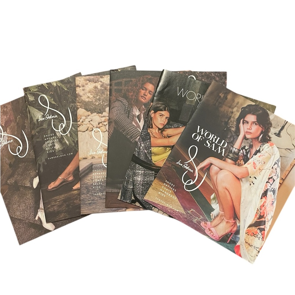 Set/6 SAM EDELMAN Catalogs Great For Look Book Vision Board Art Projects